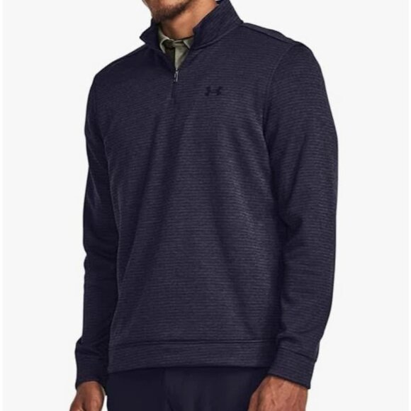 Under Armour Men’s Storm Sweaterfleece Quarter Zip (3XL-Tall) Navy Blue … - Picture 4 of 8